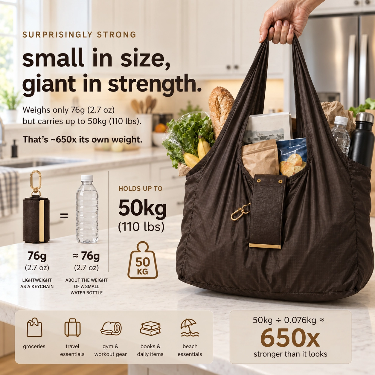 Dortinis™ Foldable Tote